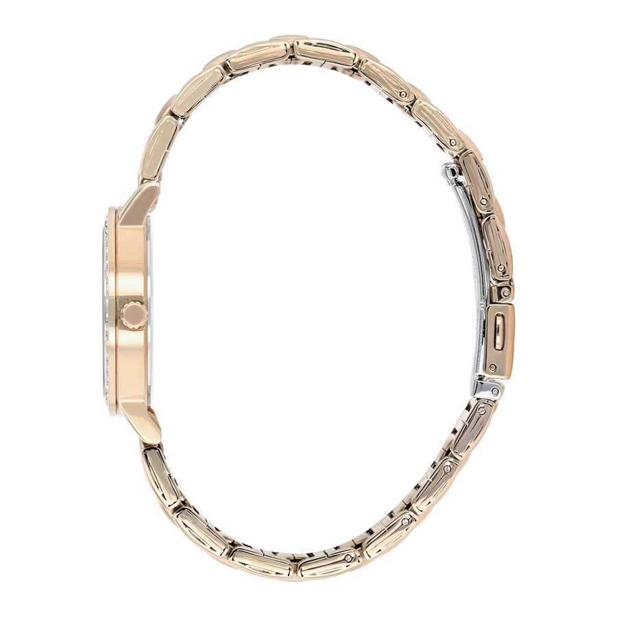Đồng Hồ Nữ Citizen Đính Đá Swarovski Dây Thép Không Gỉ EL3048-53E - Mặt Đen