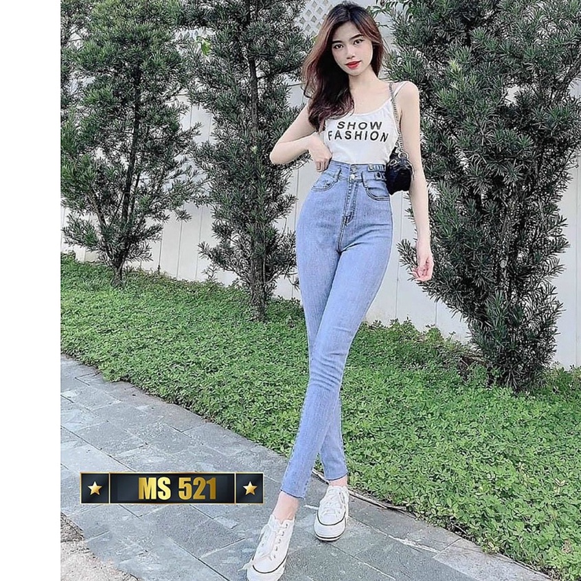 .9 mẫu Quần jean nữ lưng cao co giãn cao cấp bao đẹp làm từ chất liệu jean 2 da đẹp nhất năm 2021 NGOC ( ĐC ĐỔI TRẢ )