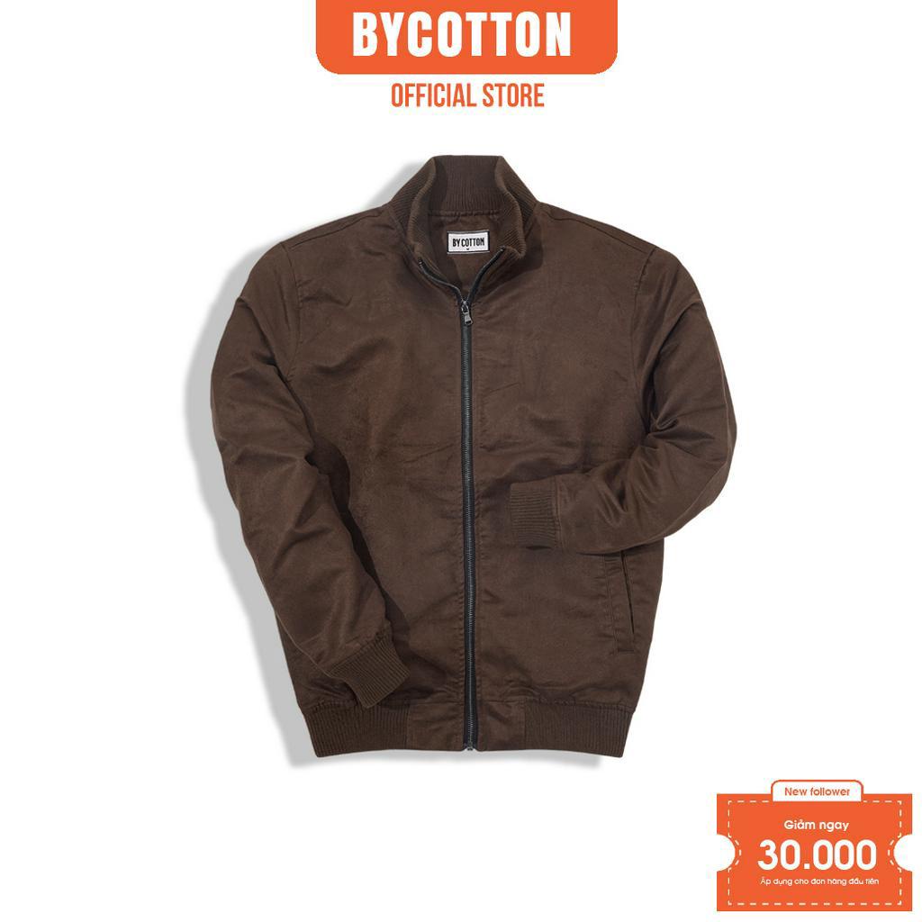 [Mã BYCO30SM giảm 30% đơn 0Đ] Áo Khoác Nam Cao Cấp Suede Leather Jacket Bomber BY COTTON