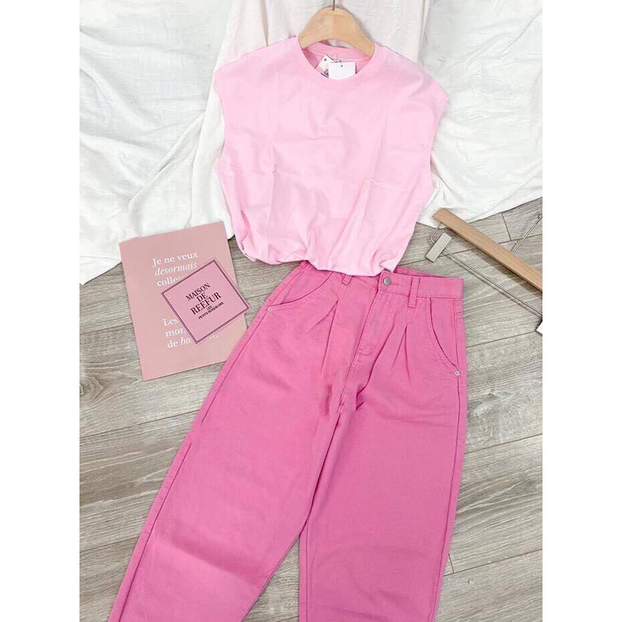Rập giấy 30074 - Bộ Áo tay liền & Quần dáng baggy
