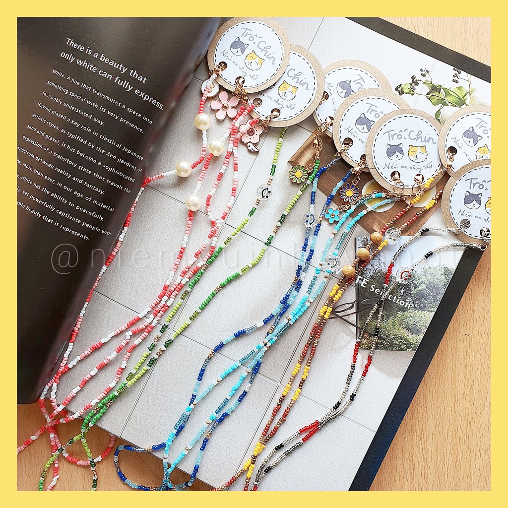 [HANDMADE] Dây đeo khẩu trang Dây đeo kính LIME GREEN xanh chanh - Gắn charm tên cho từng cá nhân | BigBuy360 - bigbuy360.vn