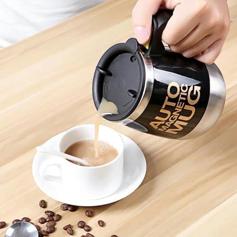 Cốc pha đồ uống tự động giữ nhiệt,Pha cafe,Trà,Sữa,Cốc pha cafe tự khuấy thông minh(Tặng Pin)