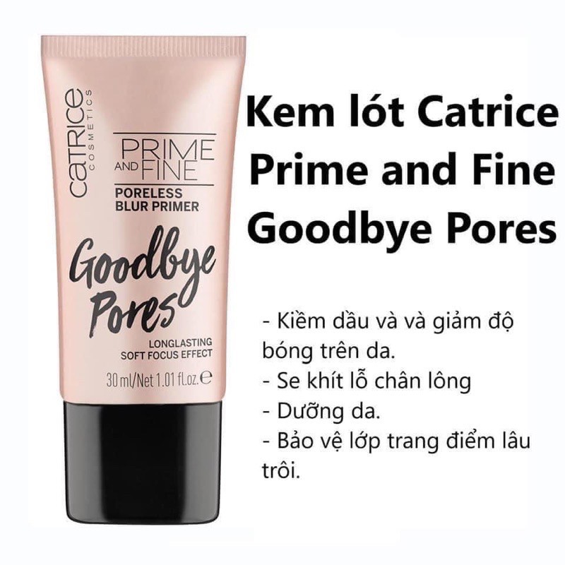 Kem lót Catrice Keep Me Matt Primer 30ml (trắng+hồng)