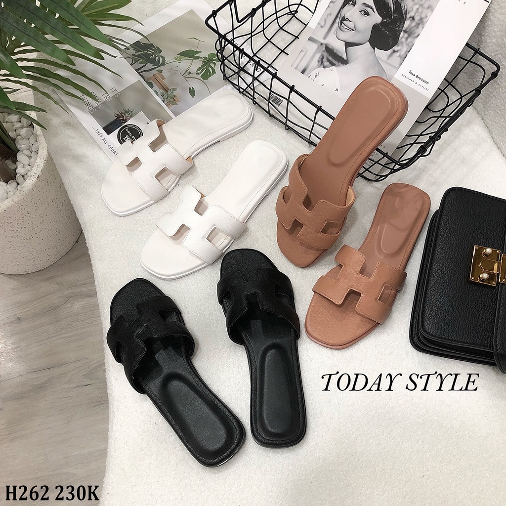 Dép bệt nữ quai ngang Today Style sang chảnh H262