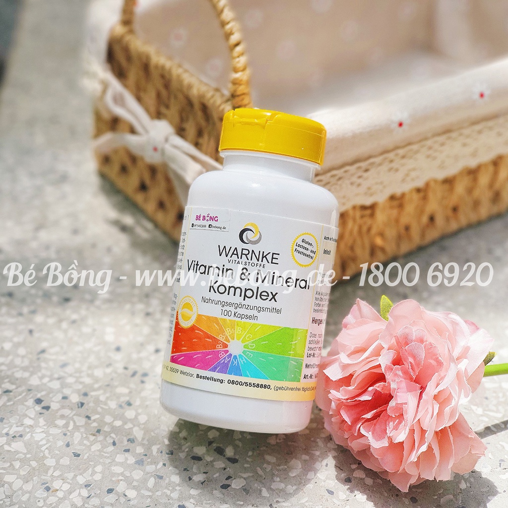 Vitamin và khoáng chất tổng hợp Warnke 100v