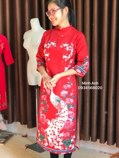 Set áo gấm Hà cúc