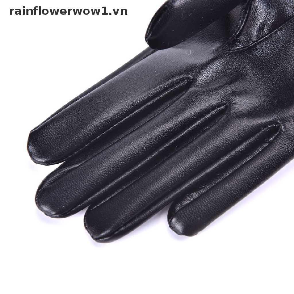 Găng Tay Nửa Bàn Tay Bằng Da PU Quyến Rũ Thời Trang