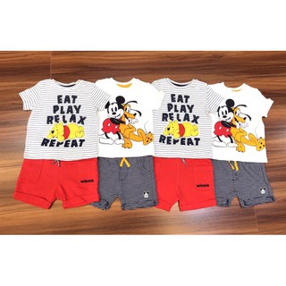 Bộ cộc tay Disbey baby club bé trai
