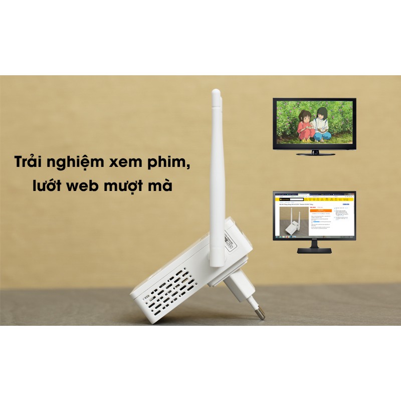 Bộ tiếp sóng kích sóng Wifi cực mạnh Totolink EX200 Chuẩn N Mercusys 3 râu MW300RE Tốc Độ 300Mbps chính hãng BH 2 năm