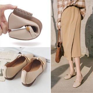 A + + +🔥Siêu Nóng🔥Phiên Bản Hàn Quốc✶Giày Búp Bê Đế Bằng Có Size Lớn 41-42 Thời Trang Dành Cho Nữ🌟Giày Đơn Giá Rẻ