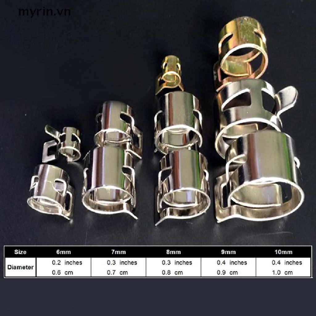 Set 10 Kẹp Ống Nhiên Liệu Bằng Silicon 6mm 7mm 8mm 9mm 10mm VN