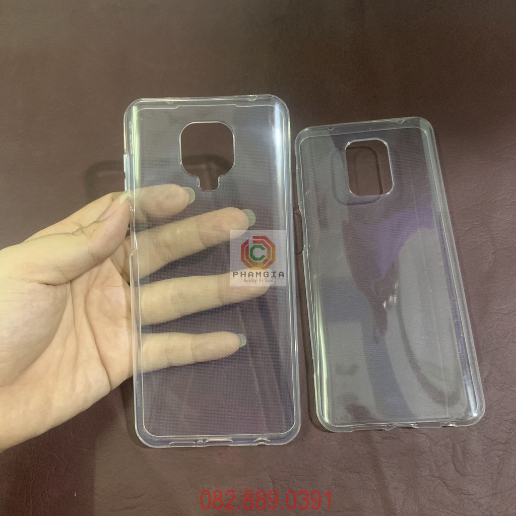 Ốp lưng Xiaomi redmi note 9s dẻo trong siêu bền bảo vệ mặt lưng máy