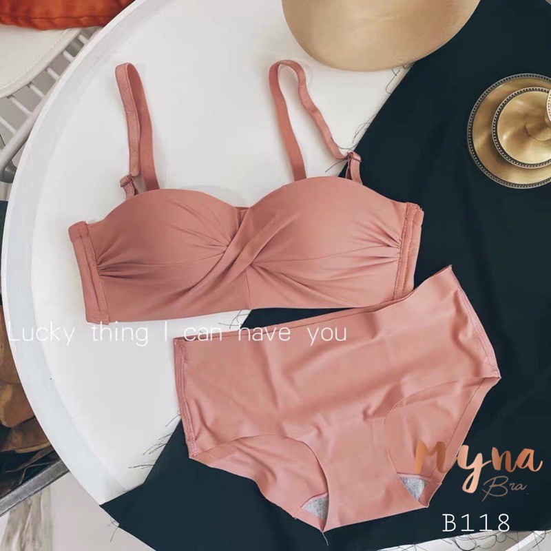 Bộ lót cup ngang xoắn ngực B118 | BigBuy360 - bigbuy360.vn