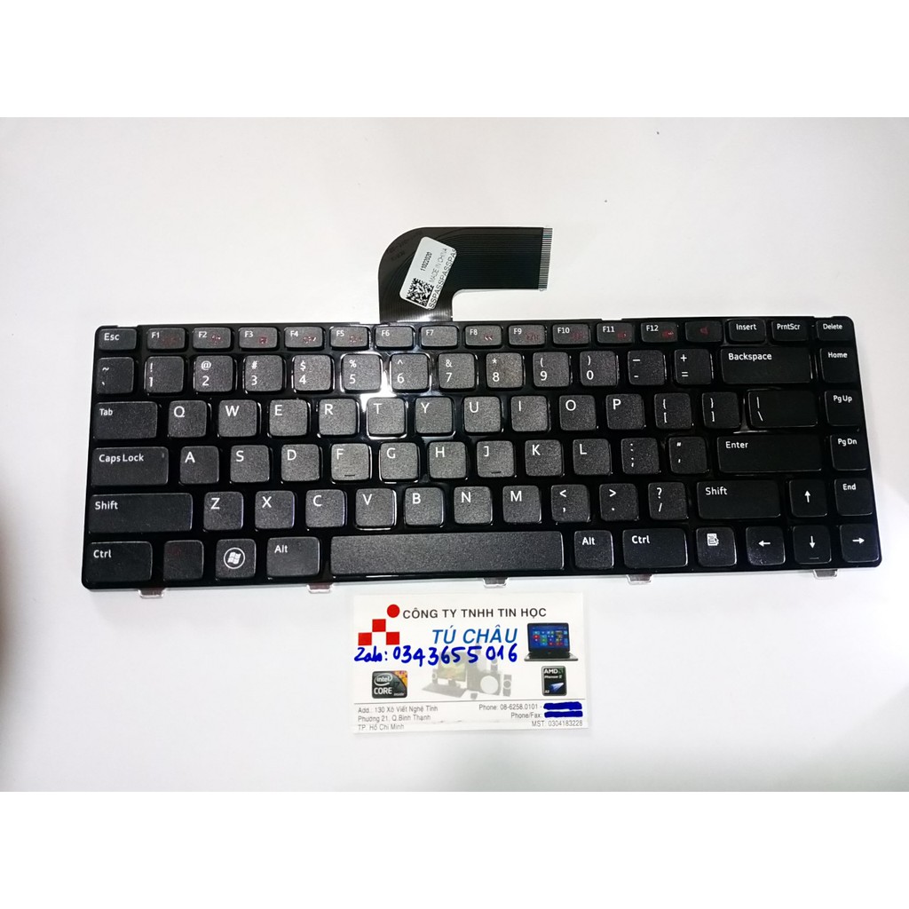 Bàn phím Laptop Keyboard Dell Inspiron:14R N4110 /  N4050