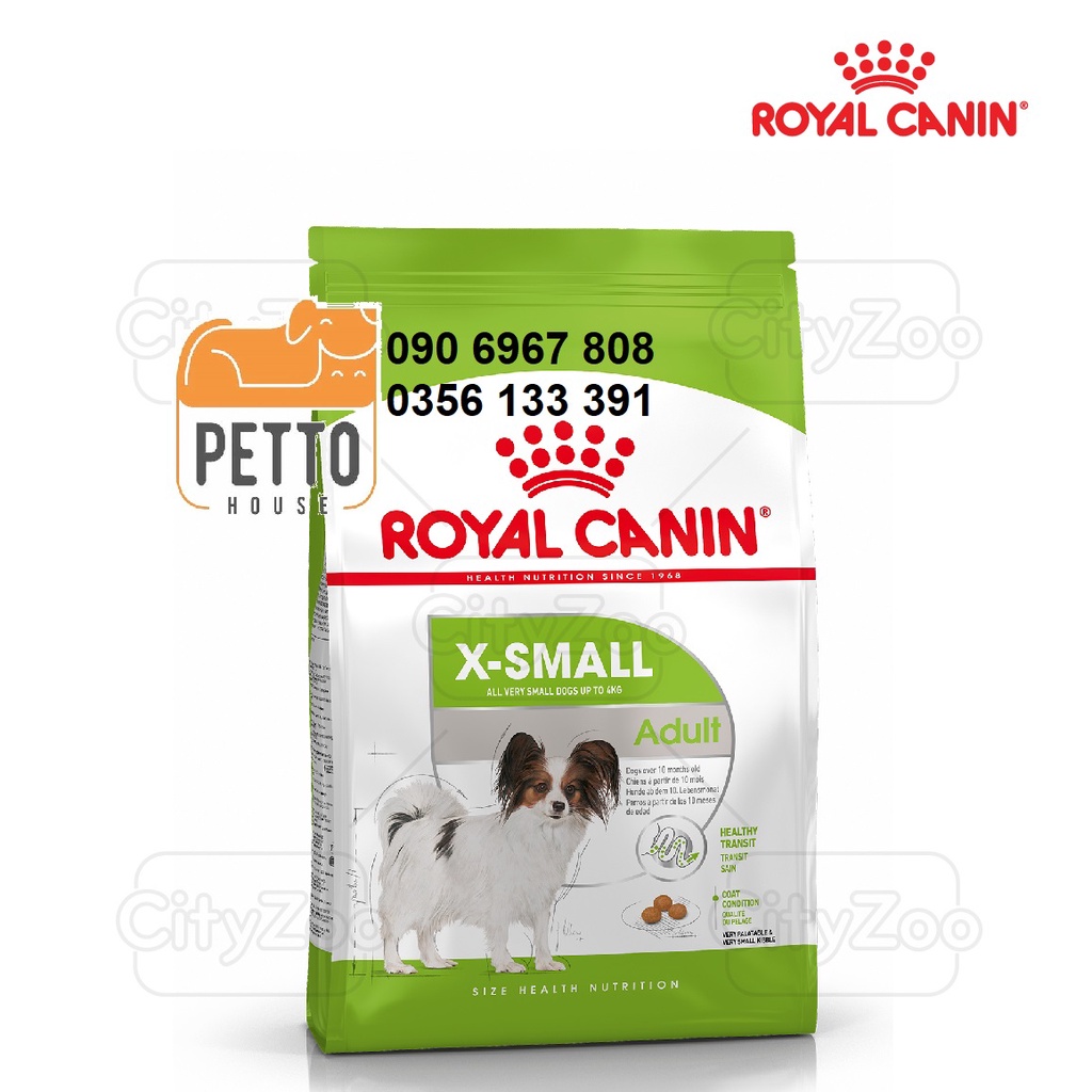 Royal Canin X small X-Small Adult 1,5kg Thức ăn hạt khô cho chó trưởng thành size nhỏ trên 10 tháng tuổi