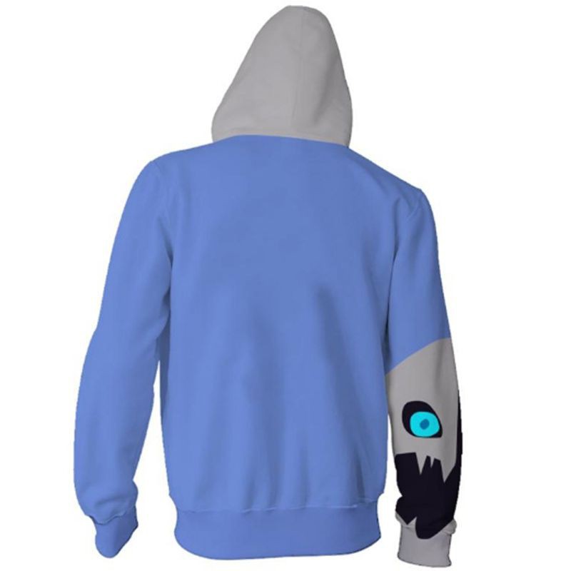 hoodie áo  Áo Khoác Hoodie Khóa Kéo Hóa Trang Nhân Vật Game Undertale Sans 3