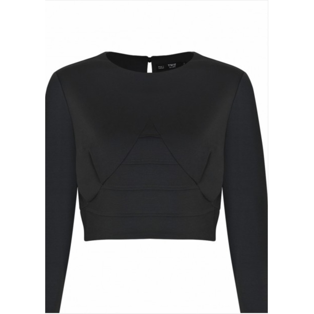 Áo rayon nhún TT ghi đậm L275 NỮ TNG