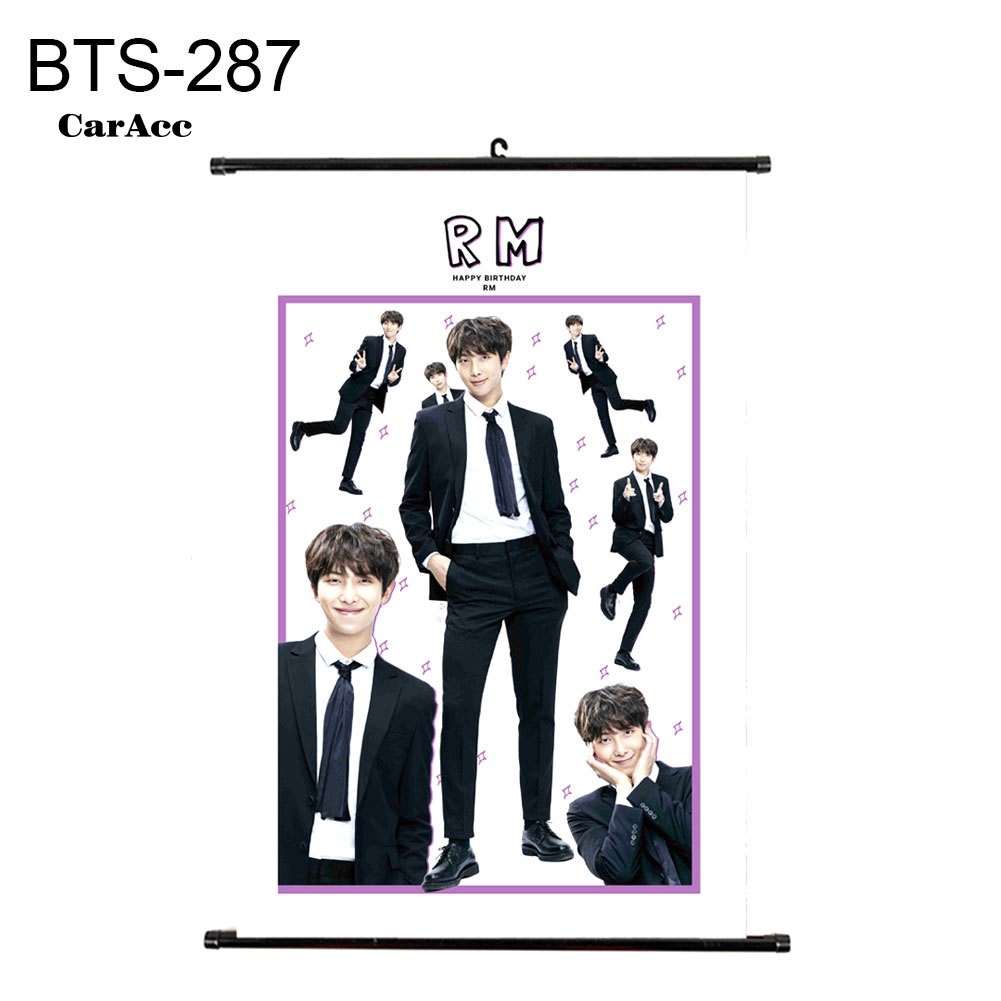 Tấm poster treo trang trí phòng in hình nhóm nhạc Hàn Quốc BTS Jungkook SUGA JIMIN J-HOPE