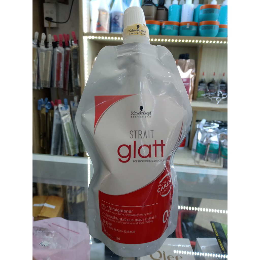 _Kem uốn duỗi tóc Schwarzkopf Glatt 400ml số 0 (TÓC khỏe)