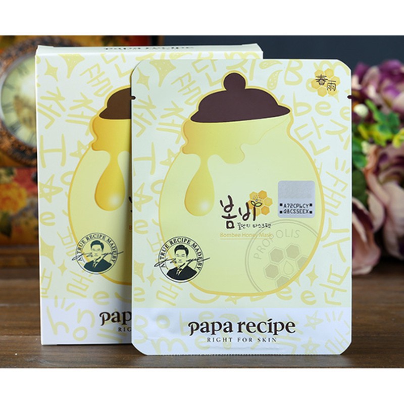 COMBO 10 miếng Mặt nạ Mật ong Papa Recipe