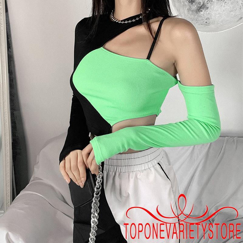 Áo Nữ Tay Dài Lệch Vai Thời Trang Quyến Rũ | BigBuy360 - bigbuy360.vn