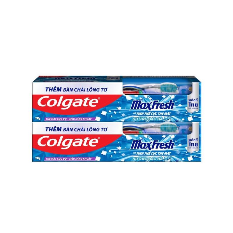 (Tặng kèm bàn chải) 1 Kem đánh răng Colgate Maxfresh GenZ 230g phiên bản giới hạn