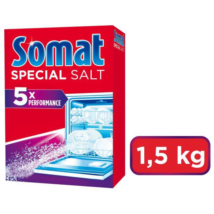 Muối rửa bát Somat 1,2kg  hàng nhập khẩu dùng cho máy rửa bát