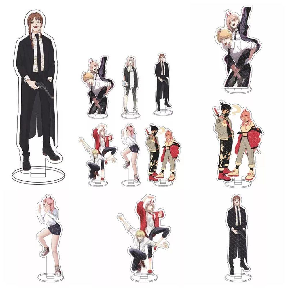 DARNELL Mô Hình Nhân Vật Hoạt Hình Anime Bằng Acrylic Trong Suốt Để Bàn Trang Trí