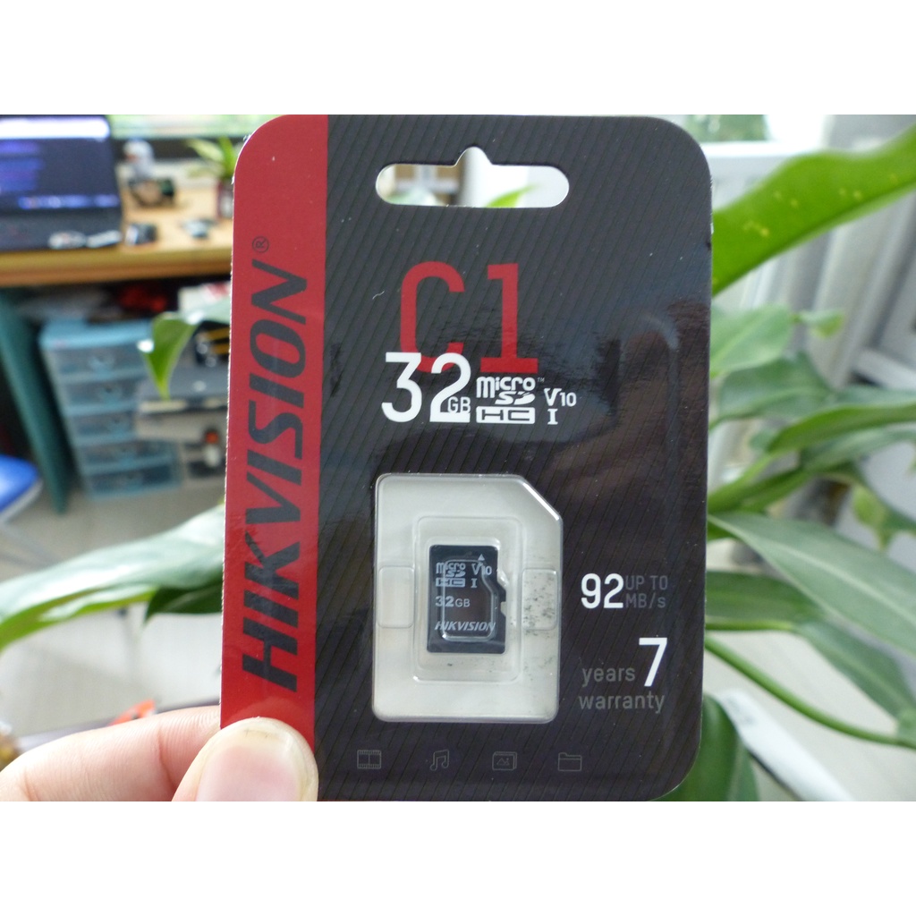 Thẻ nhớ micro SD chính hãng Hikvision 32gb 64gb tốc độ đọc 92 mb/s