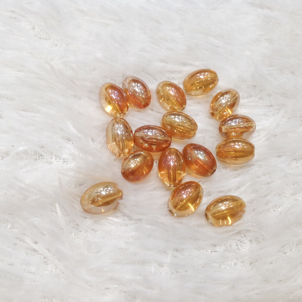 Hạt đá phong thủy dài dùng làm trang sức vòng tay xỏ vòng nhiều màu dễ thương