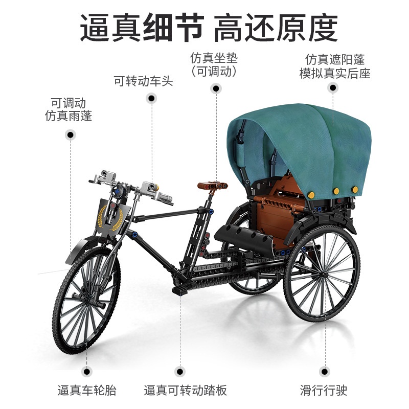 Bộ Sưu Tập Đồ Chơi Lắp Ráp Hình Khối Xây Dựng Thượng Hải 50014-5 Tuổi