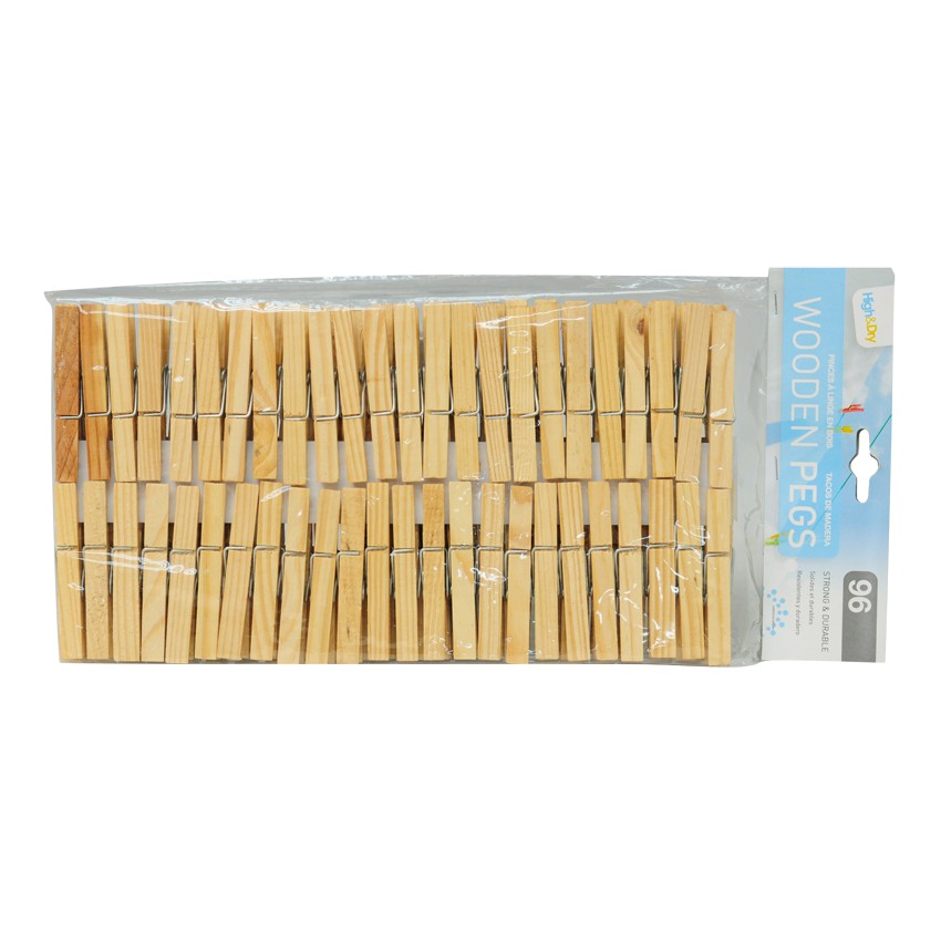 Bộ kẹp gỗ thông 96 cái Uncle Bills BL0060 (dài 7.5cm)