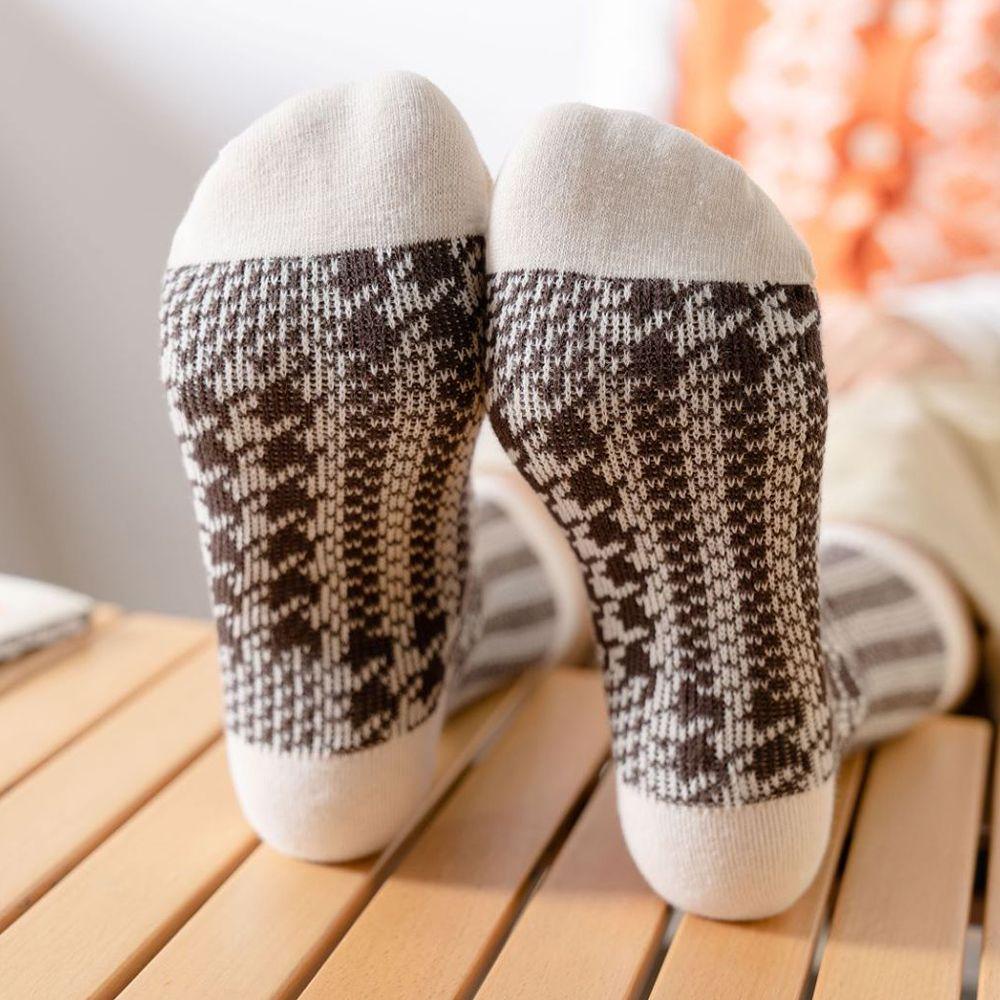 Somedayzl Đôi Vớ Thoáng Khí Họa Tiết Houndstooth Màu Trơn Phong Cách Hàn Quốc Ngọt Ngào Thời Trang Dành Cho Nữ