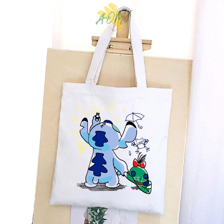 [Nhiều mẫu Đẹp] TÚI VẢI ĐEO VAI MEO COOL TOTE CANVAS BAG CÓ KHÓA KÉO SIZE LỚN 33x38cm PHONG CÁCH CÁ TÍNH HOT TREND AOMIV