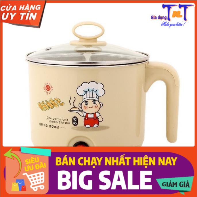 [ Sale khô máu ] Nồi Lẩu, Mini Siêu Tốc 18Cm, Đa Năng, Chiên, Hấp, Lẩu, Rán, Tiết kiệm điện, tiện dụng | BigBuy360 - bigbuy360.vn