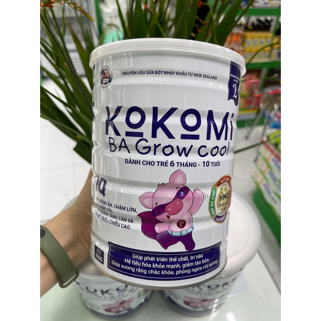 Sữa Kokomi Ba Grow Cool 900g