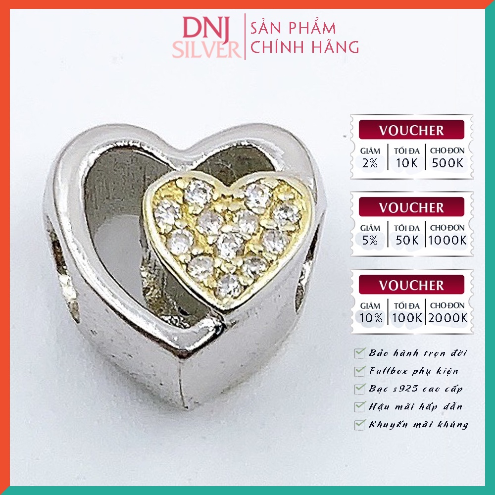 [Hàng cao cấp] Vòng tay bạc 925 cao cấp - Vòng tay charm bạc Make A Wish, mẫu vòng tay chúc mừng sinh nhật - DNB029