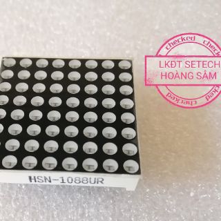 LED ma trận 8x8 Anode chung màu đỏ 3mm