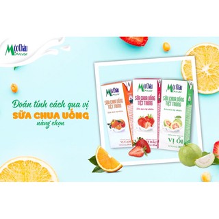 SỮA MỘC CHÂU- SỮA CHUA UỐNG MỘC CHÂU CÁC VỊ (Date mới nhất)