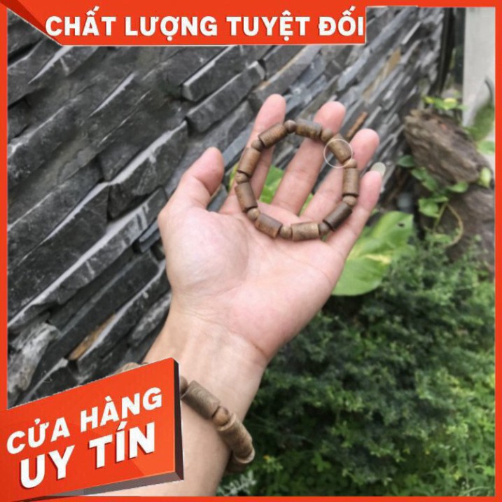 Trầm Hương Vòng Tay Trầm Hương Đốt Trúc Gỗ Trầm Hương Tự Nhiên Mùi Hương Thơm Cao Quý  [ Tặng hộp Gấm cao cấp ]