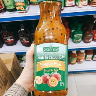 Sinh tố Chanh leo/ Chanh dây Goldenfarm chai 1L