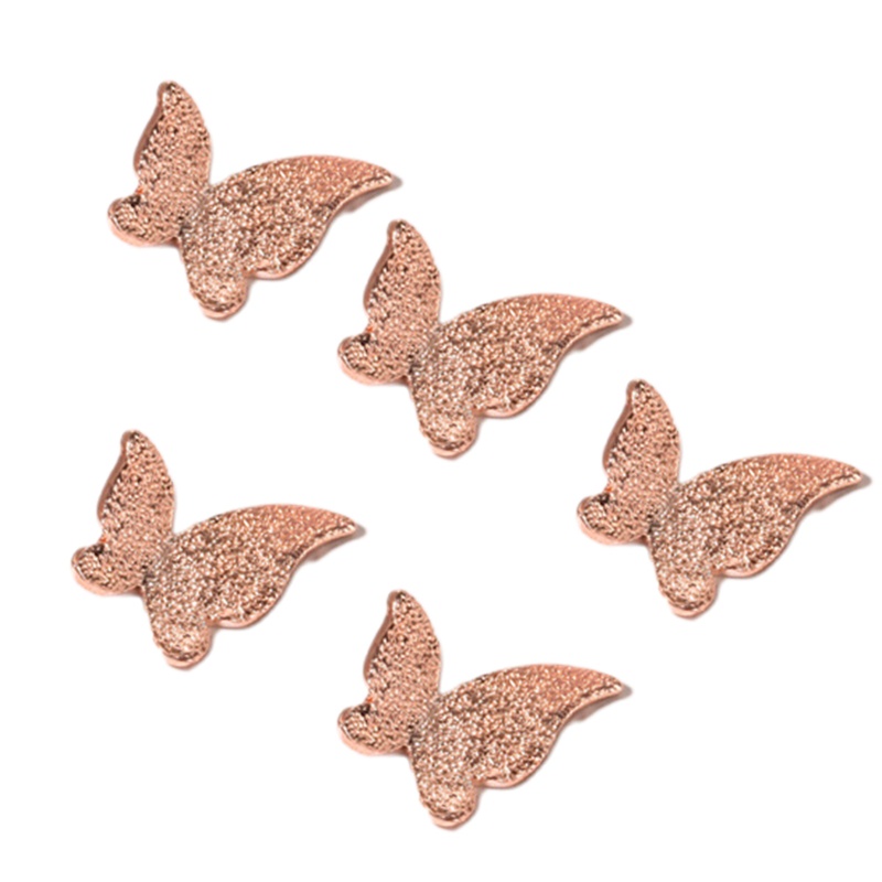 Phụ Kiện Trang Trí Móng Tay Hình Bươm Bướm Mini Bằng Kim Loại