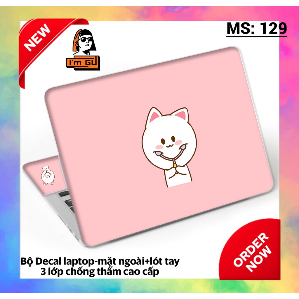 BỘ DECAL DÁN BẢO VỆ TRANG TRÍ LAPTOP  Decal cao cấp 3 lớp chống thấm TẤT CẢ CÁC DÒNG MÁY MACBOOK/ACER/HP/DELL | BigBuy360 - bigbuy360.vn