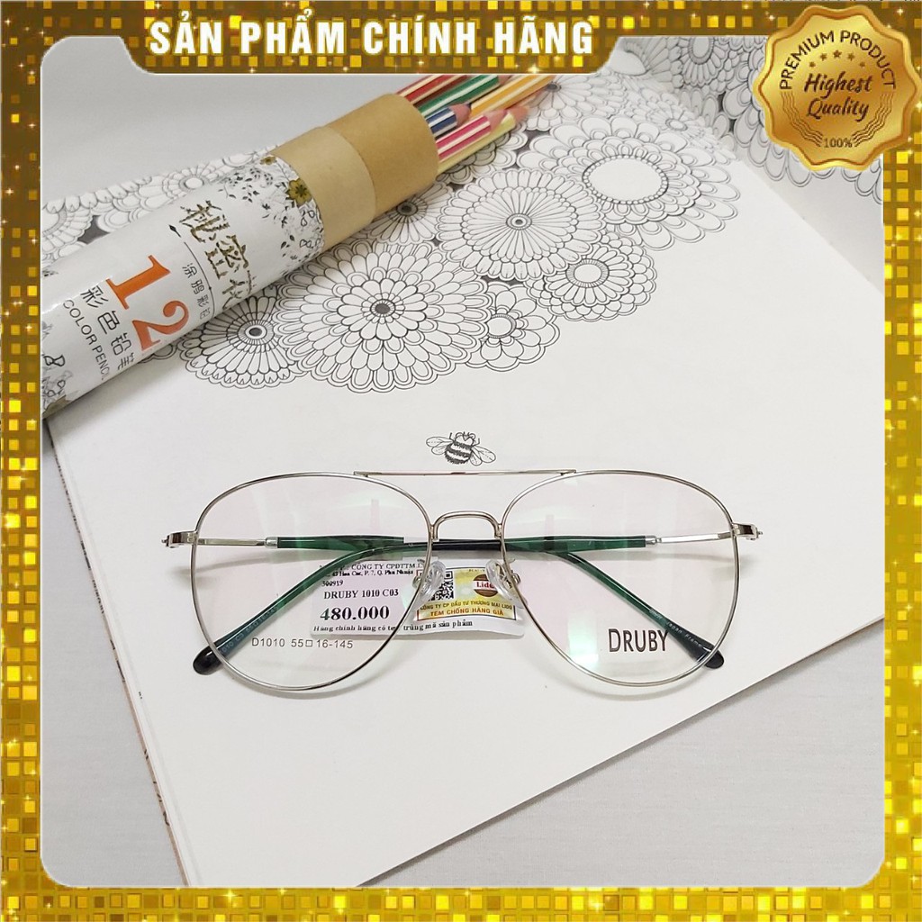 Gọng Kính Nhật Titanium DRUBY Made In Japan