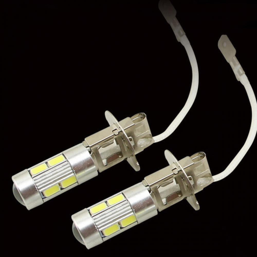 Đèn sương mù 10 SMD H3 LED 5630 DC 12V siêu sáng cho xe hơi