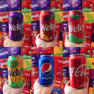 NƯỚC NGỌT MỸ WELCH'S NHO DÂU DỨA, COCA, PEPSI