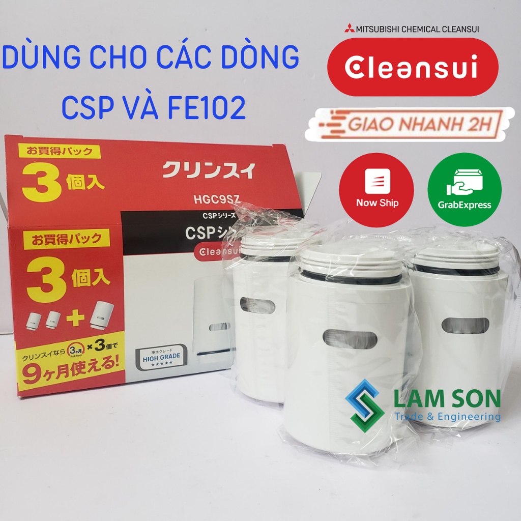 Lõi lọc nước tại vòi Cleansui HGC9SZ nhập khẩu chính hãng Mitsubishi Cleansui Nhật Bản, dùng cho dòng CSP và EF102