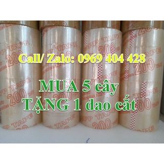 Cây băng keo 200y dai dính mỏng lõi giá rẻ chất lượng