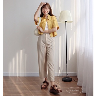 Quần ống rộng dáng suông lửng các màu – Basic Trousers – ufo.thebasic
