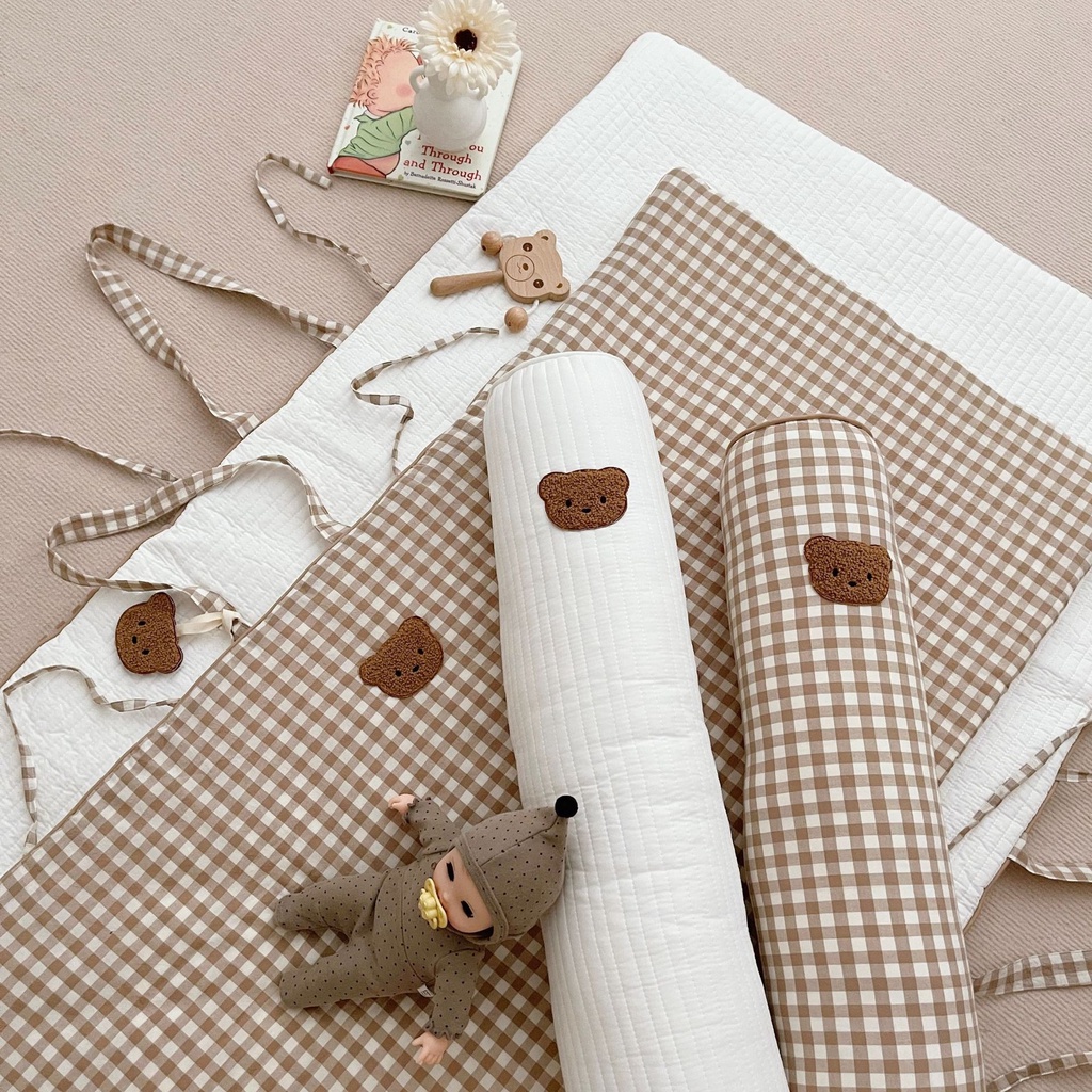 Túi Ngủ Gấp Gọn Hình Gấu Hàn Quốc Cho Bé